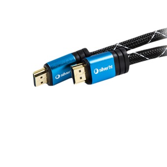 Cable silver ht high end -  2 hdmi -  macho - macho -  3m -  negro