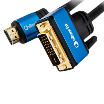 Cable silver ht high end hdmi -  dvi -  macho - macho -  3m -  negro