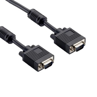 Cable vga silver ht 2 d - sub 15 m -  macho - macho -  3m -  negro