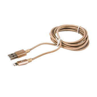 Cable silver ht usb -  lightning luxury -  macho - macho -  1.5m -  dorado