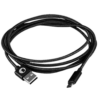 Cable silver ht miicro usb smart led luxury -  macho - macho -  1.5m -  gris oscuro