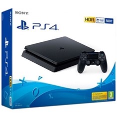 Consola sony ps4 slim 500gb negra