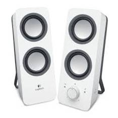 Altavoces logitech z200 2.0 -  blancos -  10w