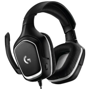 Auriculares con microfono logitech g332 gaming negro - blanco