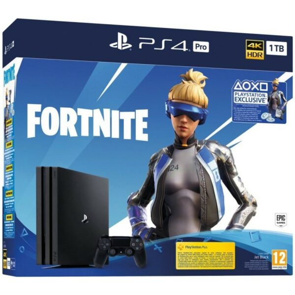 Consola sony ps4 pro 1tb + fortnite