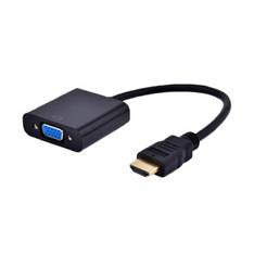 Cable adaptador gembird hdmi - vga -  macho - hembra con audio jack de 3.5