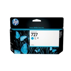 Cartucho tinta hp b3p19a cian nº 727 designjet t1500 - t1530 - t2500 - t2530 - t920