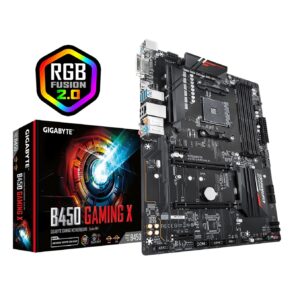 Placa base gygabyte amd b450 gaming x socket am4 ddr4x4 2933mhz max 64gb dvi - d hdmi atx