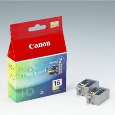 Cartucho tinta canon tricolor bci16 para ip90 -  mini 220