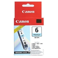 Cartucho tinta canon bci 6pc cian 13ml s800 -  s820 -  s820d -  s830 -  s900 photo