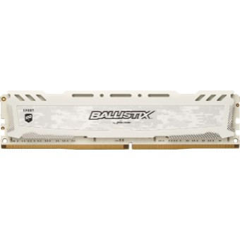 Memoria ddr4 4gb crucial ballistix sport lt blanco -  udimm - 2400 mhz - pc4 19200 - 1.2v