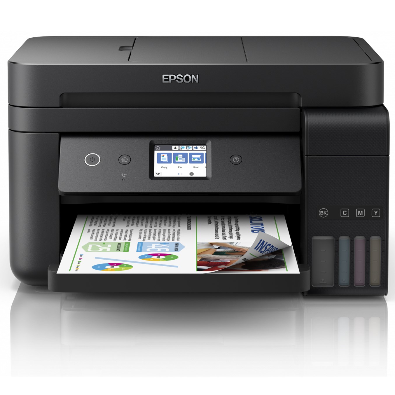 Multifuncion epson inyeccion color ecotank et - 4750 fax -  a4 -  33ppm -  usb -  wifi -  wifi direct -  red -  duplex impresion -  adf