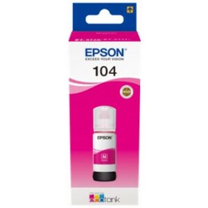 Cartucho ecotank epson 104 magenta ink 65ml botella