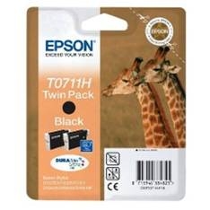 Cartucho tinta epson c13t07114h20 pack de 2 negro alta capacidad