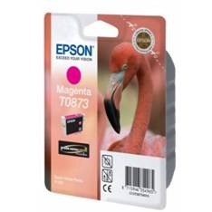 Cartucho tinta epson t0873 magenta 11.4ml stylus photo r1900 -  flamenco