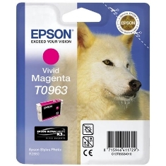 Cartucho tinta epson t096340 magenta vivo r2880 t0963 aprox. 865 pag -  lobo blanco