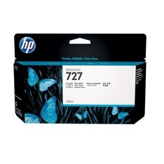 Cartucho tinta hp c1q12a negro mate n 727 designjet t1500 - t1530 - t2500