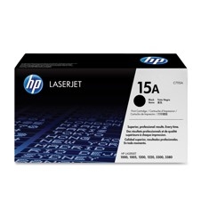 Toner hp 15a c7115a negro 2500 páginas 1200 -  1220