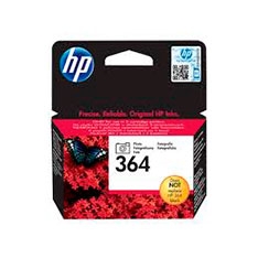 Cartucho tinta hp 364 cb317ee photo negro 3ml b8550 -  d5460 -  c6380 -  c5380