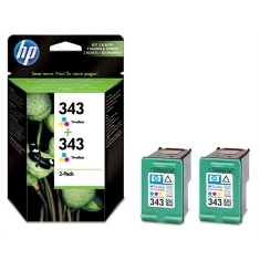 Multipack tinta hp 343 cb332ee tricolor 2610 -  2710 -  325 -  370 -  8150 -  8450 -  5740 -  6520