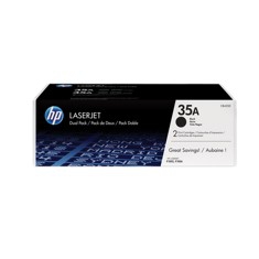 Toner hp cb435ad negro 35a pack 2 und laserjet p1005 - p1006 - p1007