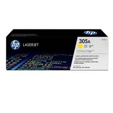 Toner hp 305a ce412a amarillo 2600pag laserjet pro 300 m351a 300  mfp m375nw 400 m451 400 mfp m475