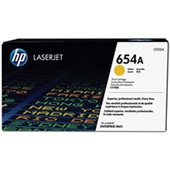 Toner  hp 654a cf332a amarillo 15000 paginas