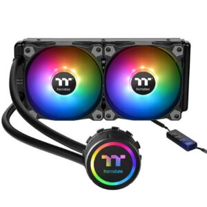 Ventilador disipador cpu gaming thermaltake water 3.0 240 argb sync doble ventilador 120mm + refrigeracion liquida