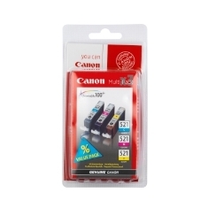 Multipack canon cli 521 pixma 3600 -  4600 -  4700 -  mp540 -  550 -  560 -  620 -  630 -  640 -  980 -  mx860 -  870 blister