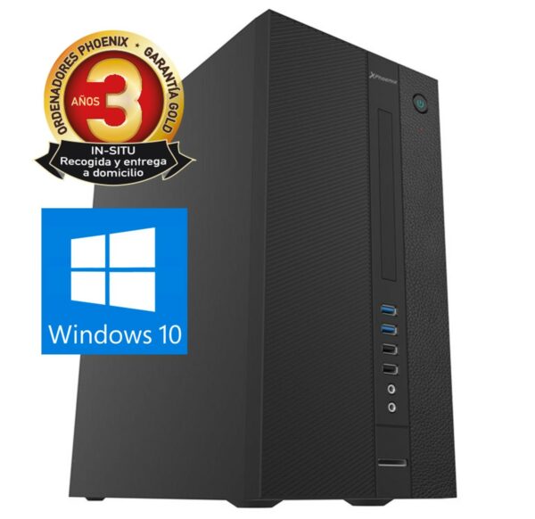 Ordenador pc phoenix comet intel dual core 4gb ddr4 240 gb ssd windows 10