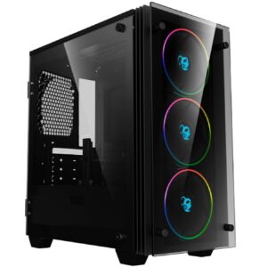 Caja ordenador gaming coolbox deeprainbow argb atx usb sin fuente