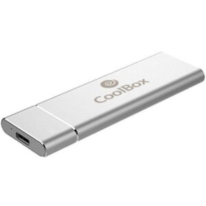 Mini carcasa disco duro - hdd - ssd coolbox coo - mcm - nvme nvme m.2 usb 3.1 gen usb - c 2 aluminio plata