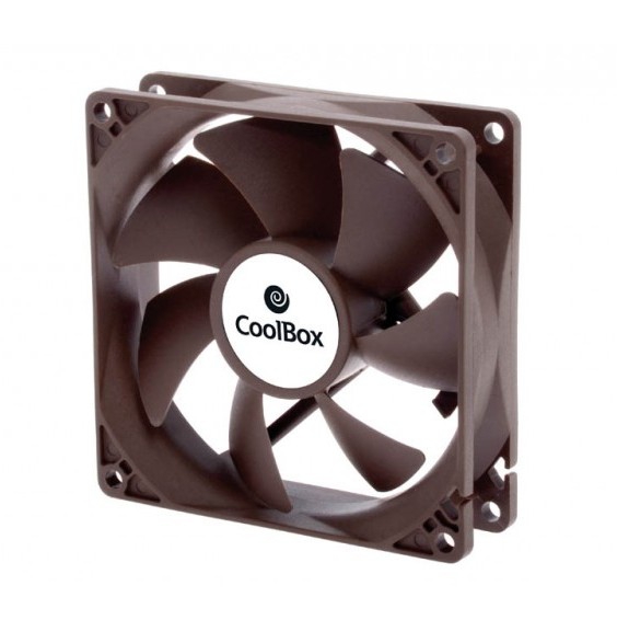 Ventilador auxiliar coolbox 8cm - 1600rpm - color negro