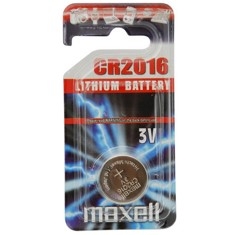 Blister maxell pila boton litio cr2016 3v - 1 unidad