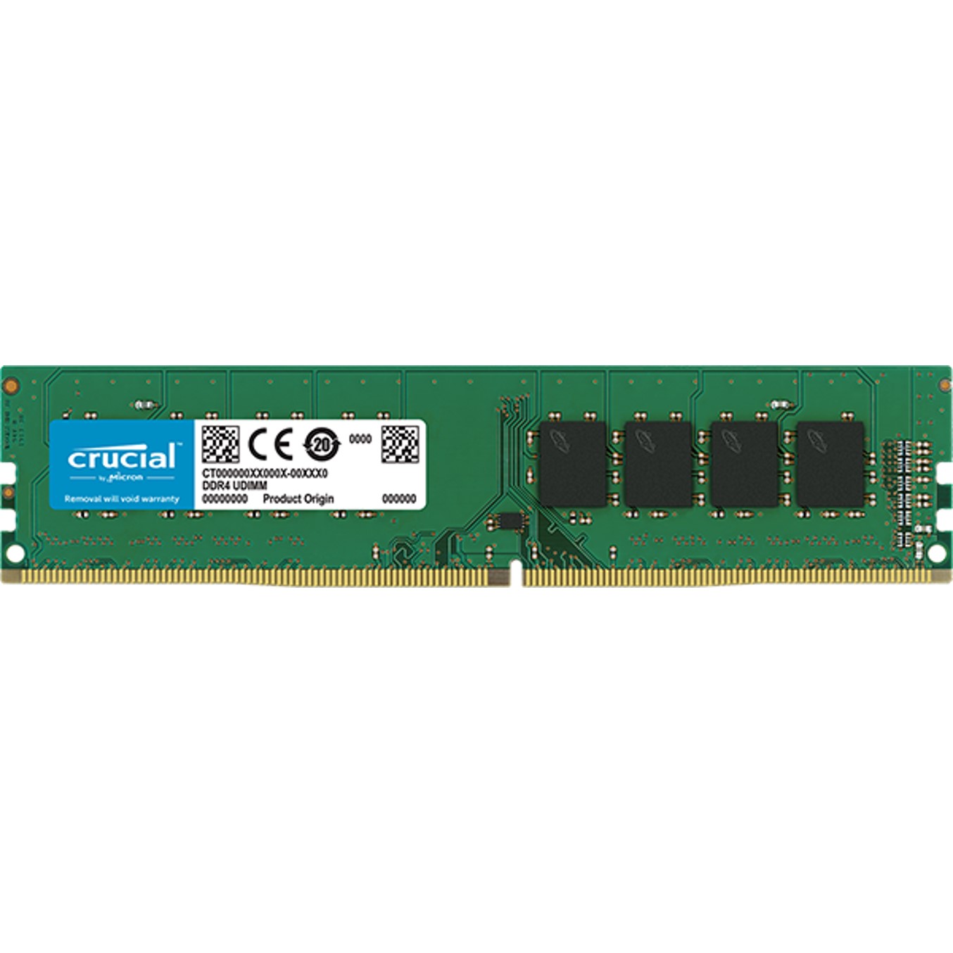 Memoria ddr4 16gb crucial - udimm - 2400 mhz - pc4 19200 - cl17 - 1.2v