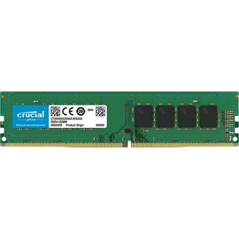 Memoria ddr4 8gb crucial -  udimm -  2400mhz -  pc4 - 19200 -  cl 17 -  1.2v