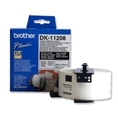 Etiquetas papel precortada brother dk11208 38 x 90 mm 400 - e ql - 500 ql - 550 650td