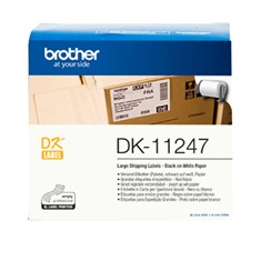 Etiquetas papel precortada brother dk11247 103 x 164 mm 180e ql1050 -  ql1100