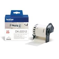 Etiquetas cinta continua brother pelicula plastica blanca dk22212 29mmx30.48 ql - 1050 -  ql - 1050n - ql - 1060n - ql - 500 - ql - 500a -  ql - 550 -  ql - 560 -  ql - 560vp -  ql - 570 -  ql - 580n -  ql - 650td -  ql - 700 -  ql - 710w -  ql - 720nw -  ql - 1050