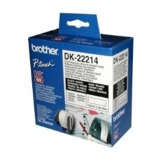 Etiquetas cinta continua brother blanca dk22214 12mm ql - 500a ql - 500bw ql - 560 ql - 570 ql - 580n ql - 1050 ql - 1060n