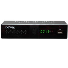 Receptor tdt denver dtb - 133 -  usb - dvb - t2 -  hdmi -  coaxial -  dc - in -  rf - input