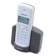 Telefono inalambrico dect daewoo dtd - 1350g gris -  base cargadora -  gap