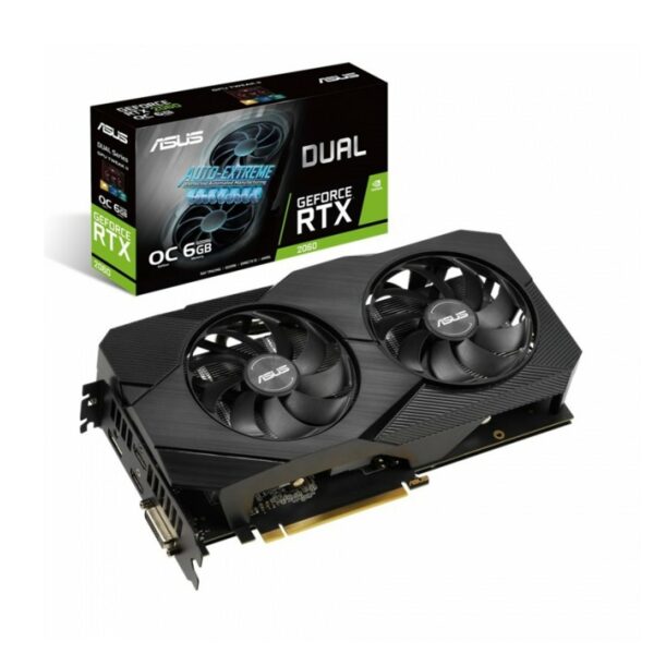 Tarjeta grafica asus nvidia dual rtx2060 - o6g evo 6gb gddr6 dvi - d hdmi display port