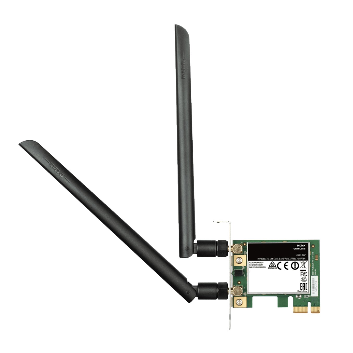 Adaptador wifi ac1200 dual - band pci express d - link