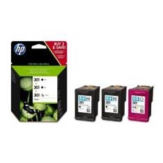 Multipack tinta hp 301 e5y87ee 2und negro + 1und color