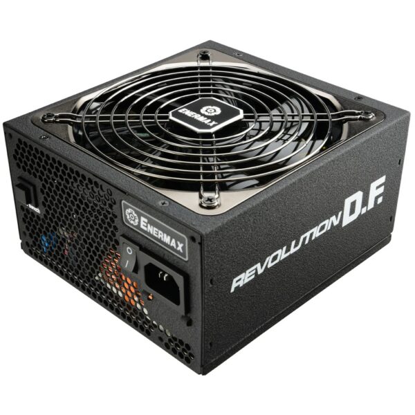 Fuente de alimentacion gaming enermax revolution df 850w ventilador 13.9cm 80+ gold