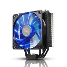 Ventilador disipador gaming modding negro enermax ets - t40f - bk black twister para intel amd 1x12cm led azul