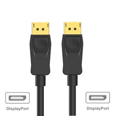 Cable ewent displayport 1.2 - 4k - 60hz - a - a awg28 - 3m