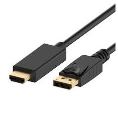 Cable ewent displayport 1.2 a hdmi gold plated de 1m