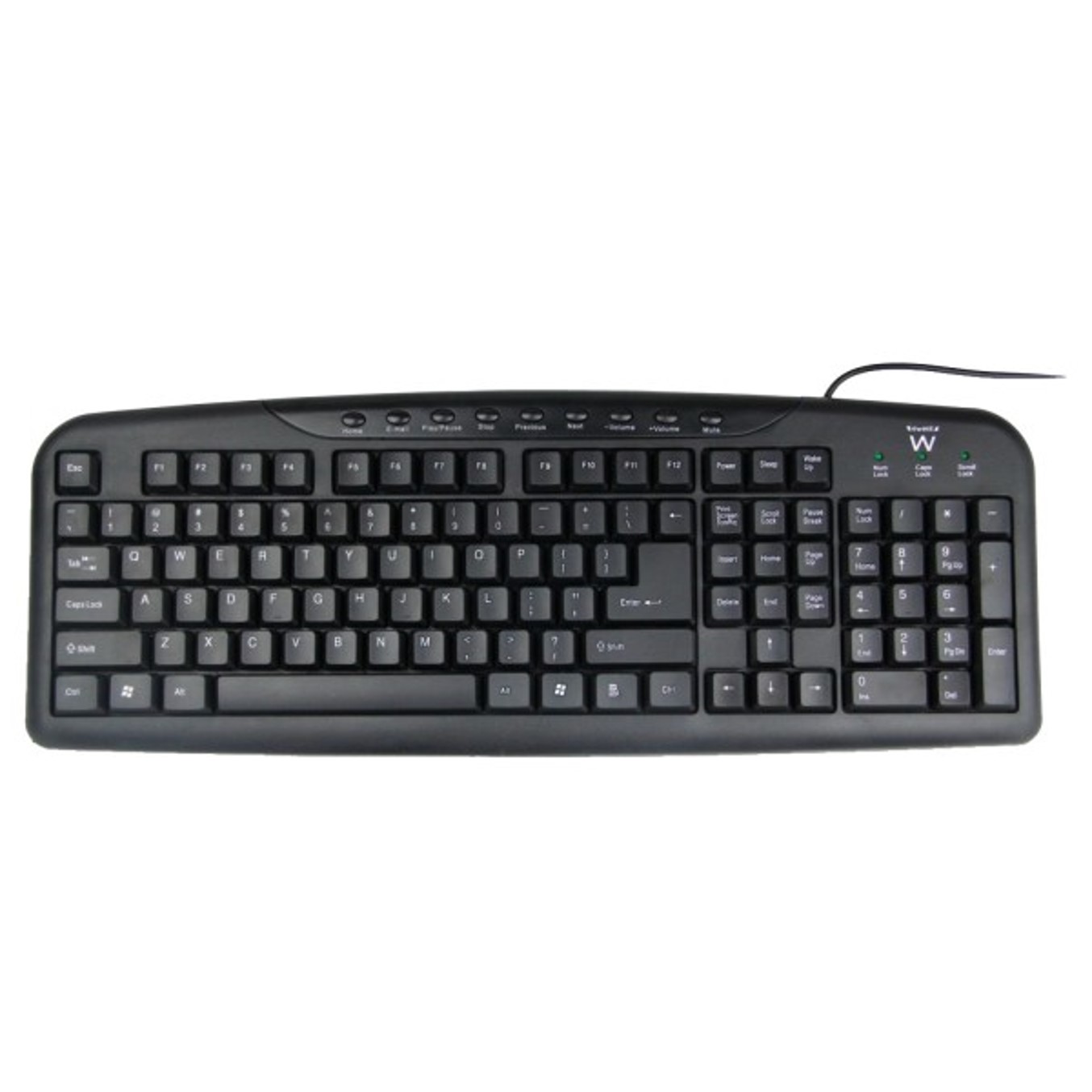 Teclado usb multimedia ewent ew3125